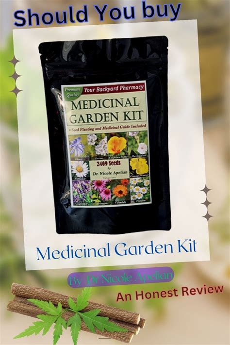 medicinal garden kit dr nicole apelian